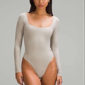 Wundermost Ultra-Soft Nulu Square-Neck
Long-Sleeve Bodysuit